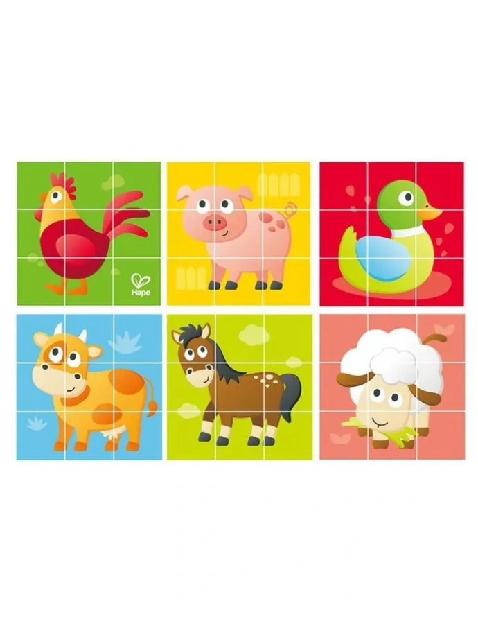 Hape Farm Animal Block Puzzle