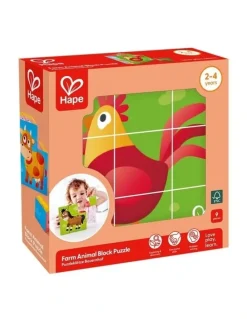 Hape Farm Animal Block Puzzle