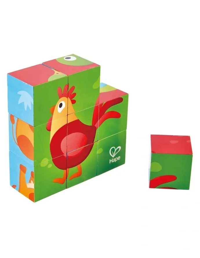 Hape Farm Animal Block Puzzle