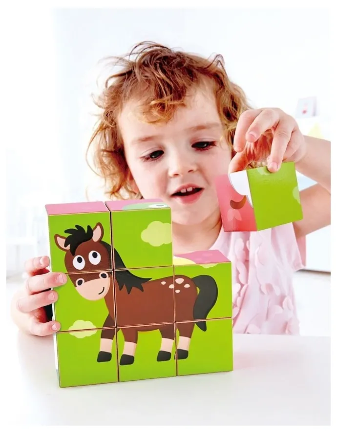 Hape Farm Animal Block Puzzle