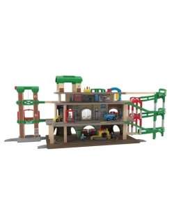Hape Multi-Level Railway City Set