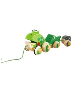 Hape Pull-Along Frog Family Toy