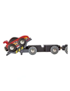 Hape Race Car Transporter Toy