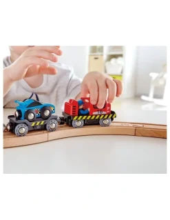 Hape Race Car Transporter Toy