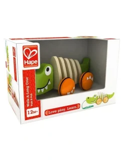 Hape Walk-A-Long Crocodile Toy