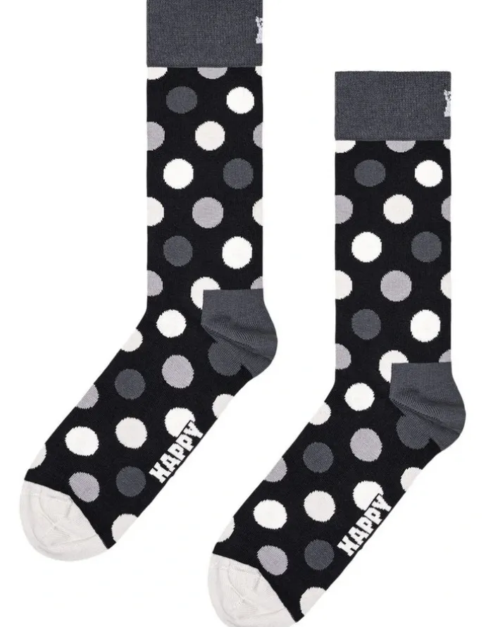 Happy Socks 4Pk Classic Sock Gift Set In Black/white