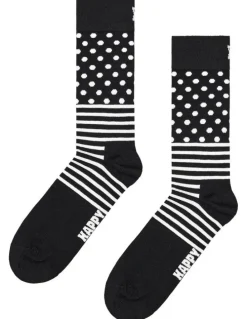 Happy Socks 4Pk Classic Sock Gift Set In Black/white