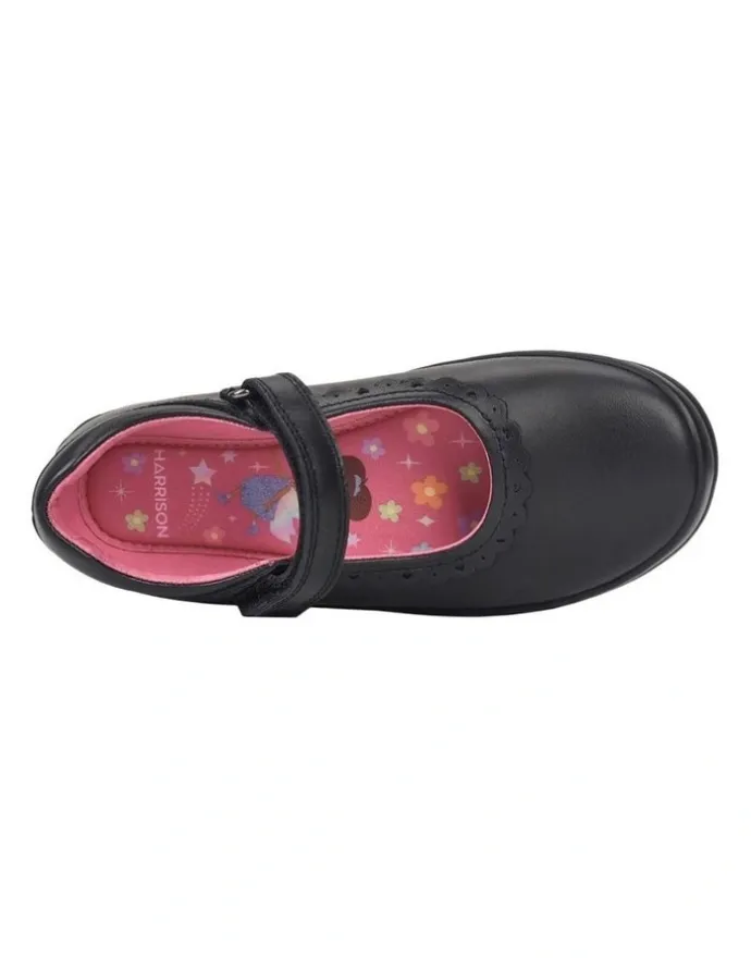 Harrison Brianna School Shoe in Black