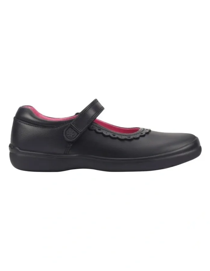 Harrison Brianna School Shoe in Black