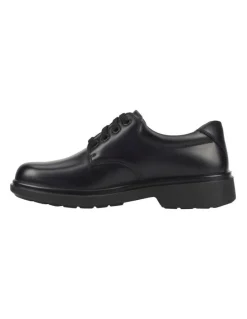Harrison Daytona Senior School Shoe in Black