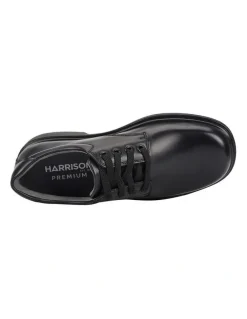Harrison Daytona Senior School Shoe in Black