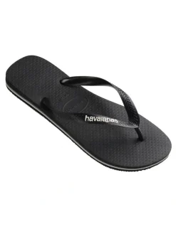 Havaianas Rubber Logo Thongs in Black