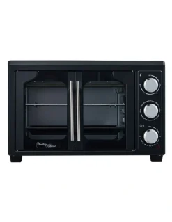 HEALTHY CHOICE Air Fryer Convection Pizza Oven with Rotisserie 360 Food Rotating Option 30L