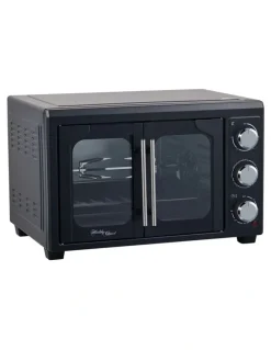 HEALTHY CHOICE Air Fryer Convection Pizza Oven with Rotisserie 360 Food Rotating Option 30L