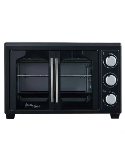 HEALTHY CHOICE Air Fryer Convection Pizza Oven with Rotisserie 360 Food Rotating Option 30L