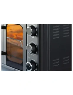 HEALTHY CHOICE Air Fryer Convection Pizza Oven with Rotisserie 360 Food Rotating Option 30L
