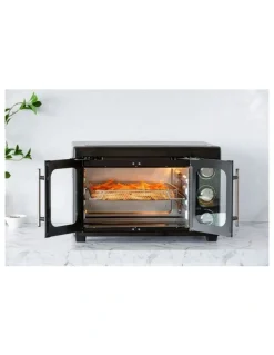 HEALTHY CHOICE Air Fryer Convection Pizza Oven with Rotisserie 360 Food Rotating Option 30L
