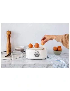 Healthy Choice Electric Egg Steamer in White