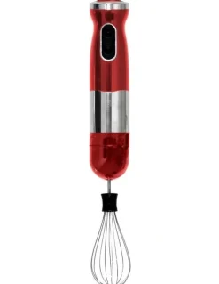 Healthy Choice Electric Hand Blender and Mixer 700ml in Red