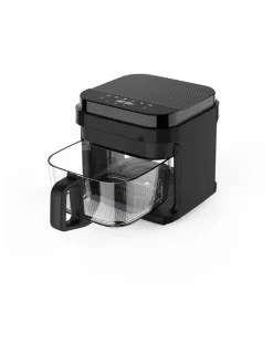 Healthy Choice Glass Digital Air Fryer Oven 6.5L in Black