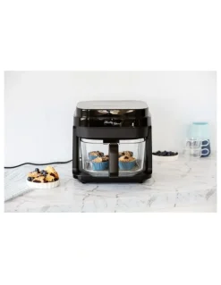 Healthy Choice Glass Digital Air Fryer Oven 6.5L in Black