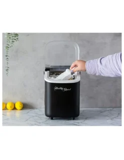 HEALTHY CHOICE Ice Maker - Ready In 8 Minutes, Up To 12Kg Every 24 Hours in Black