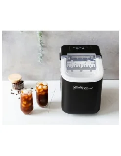 HEALTHY CHOICE Ice Maker - Ready In 8 Minutes, Up To 12Kg Every 24 Hours in Black