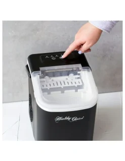 HEALTHY CHOICE Ice Maker - Ready In 8 Minutes, Up To 12Kg Every 24 Hours in Black