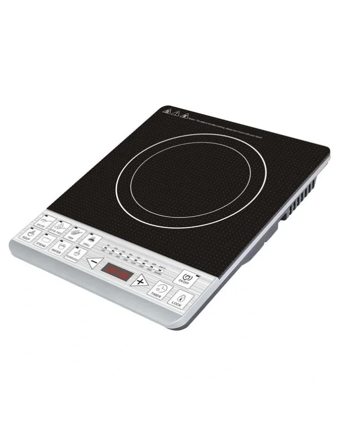 Healthy Choice Induction Cooker Single Electric Stove Top in Black