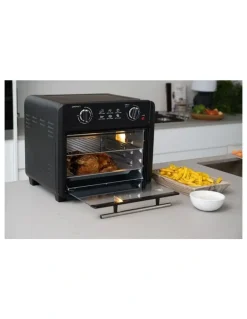 Healthy Choice 23L Air Fryer Oven with 3 Accessories in Black
