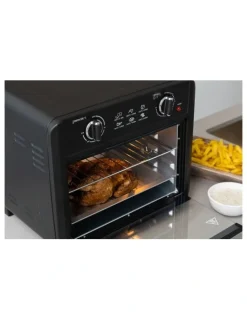 Healthy Choice 23L Air Fryer Oven with 3 Accessories in Black