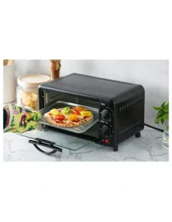 HEALTHY CHOICE 10L PFAS-Free Multi-Function Electric Toaster Oven with 2 Shelves