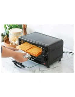 HEALTHY CHOICE 10L PFAS-Free Multi-Function Electric Toaster Oven with 2 Shelves