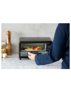 HEALTHY CHOICE 10L PFAS-Free Multi-Function Electric Toaster Oven with 2 Shelves