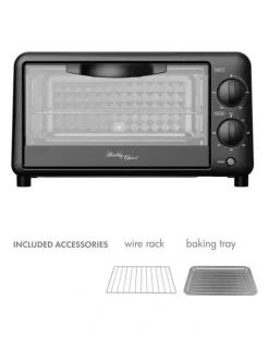 HEALTHY CHOICE 10L PFAS-Free Multi-Function Electric Toaster Oven with 2 Shelves