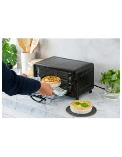 HEALTHY CHOICE 10L PFAS-Free Multi-Function Electric Toaster Oven with 2 Shelves