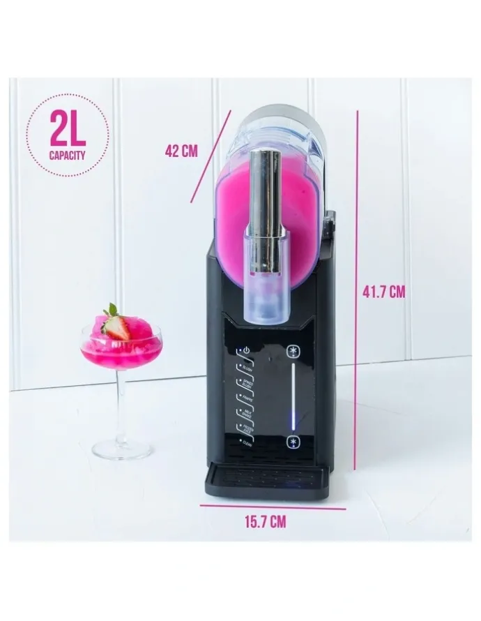Healthy Choice One Touch Control with 5 Preset Slushie Maker in Black