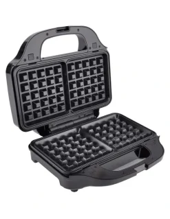 Healthy Choice Sandwich Press with 3 Interchangeable Plates in Silver