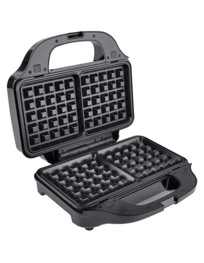 Healthy Choice Sandwich Press with 3 Interchangeable Plates in Silver