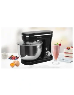 Healthy Choice 400W Mix Master 5L Kitchen Stand with Bowl/Whisk/Beater in Black