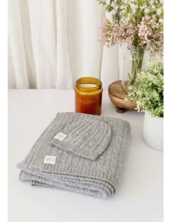 Heirloom Cashmere Baby Gift Box in Grey