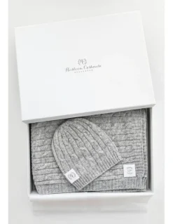 Heirloom Cashmere Baby Gift Box in Grey
