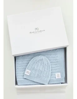 Heirloom Cashmere Cashmere Gift Box in Baby Blue
