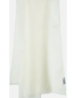 Heirloom Cashmere Cashmere Lightweight Shawl in Ivory