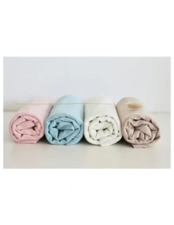 Heirloom Cashmere Cotton Cashmere Baby Wrap in Oatmeal