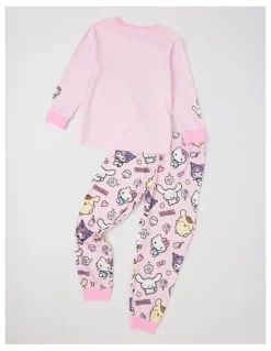 Hello Kitty Hello Kitty & Friends Cosy Knit Pyjama With Socks in Pink