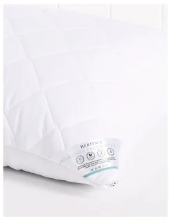 Heritage Allergy Sensitive Pillow Protector in White