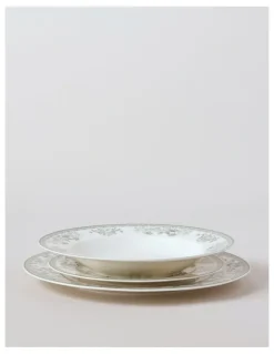 Heritage Aster 12pc Dinner Set in Green Toile
