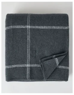 Heritage Australian Wool Blanket in Grey