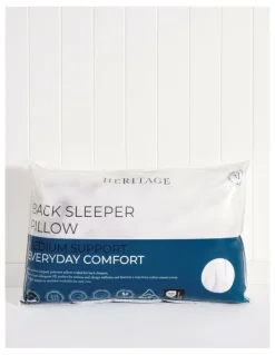 Heritage Back Sleeper Pillow